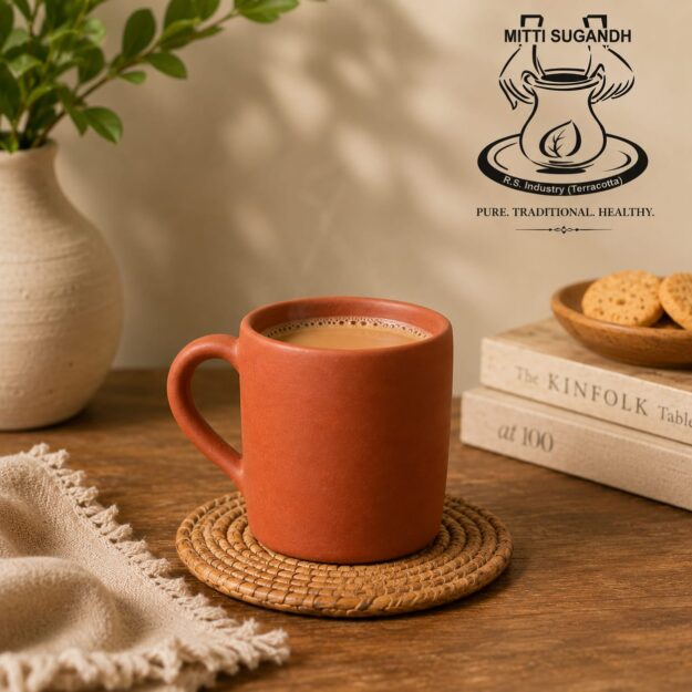 Earthen Pipe Mug Set of 6pc