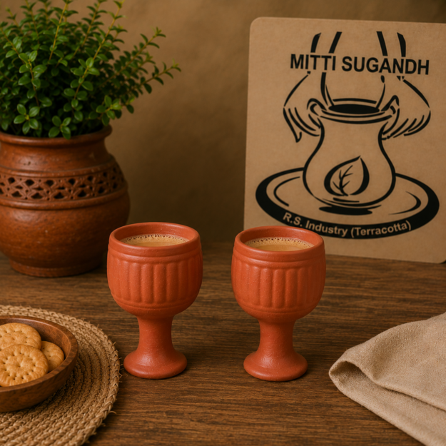 Terracotta Wine Mugs